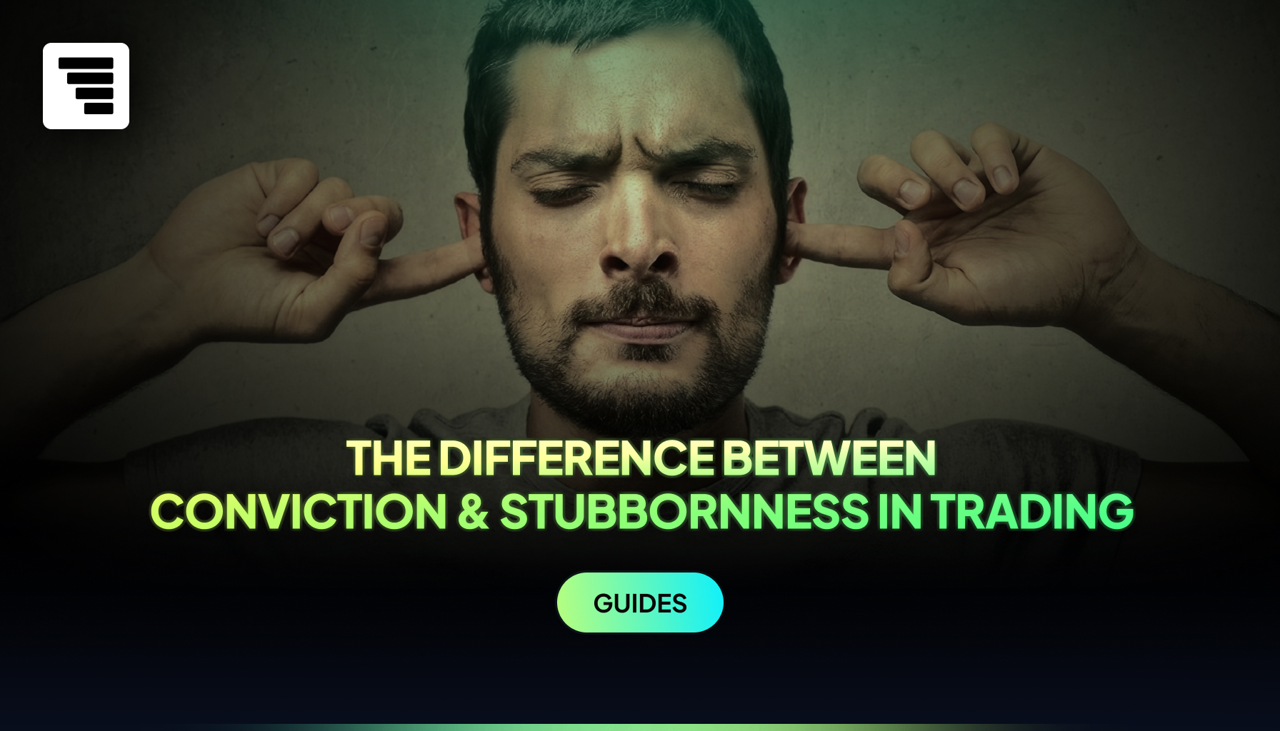 The difference between conviction and stubbornness in trading, how the stop loss answers the question before the trade opens.